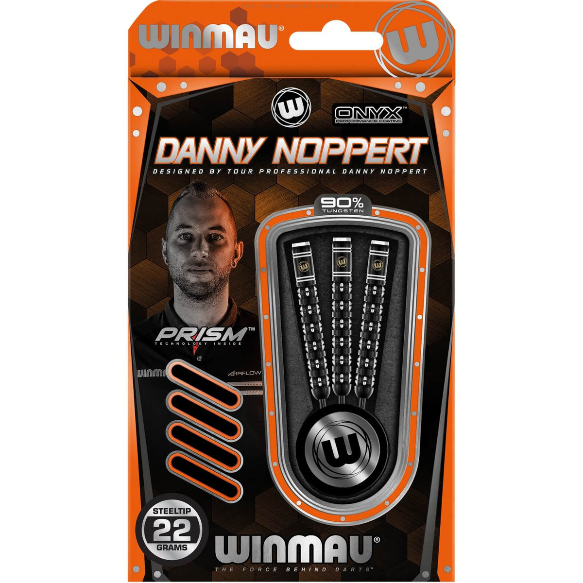 Darts - Winmau - Danny Noppert Freeze Edition Darts - Steel Tip - 90% Tungsten - 22g 24g 
