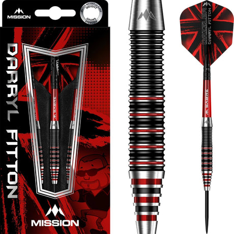 Mission - Darryl Fitton Darts - 95% Tungsten - 22g 24g 26g -