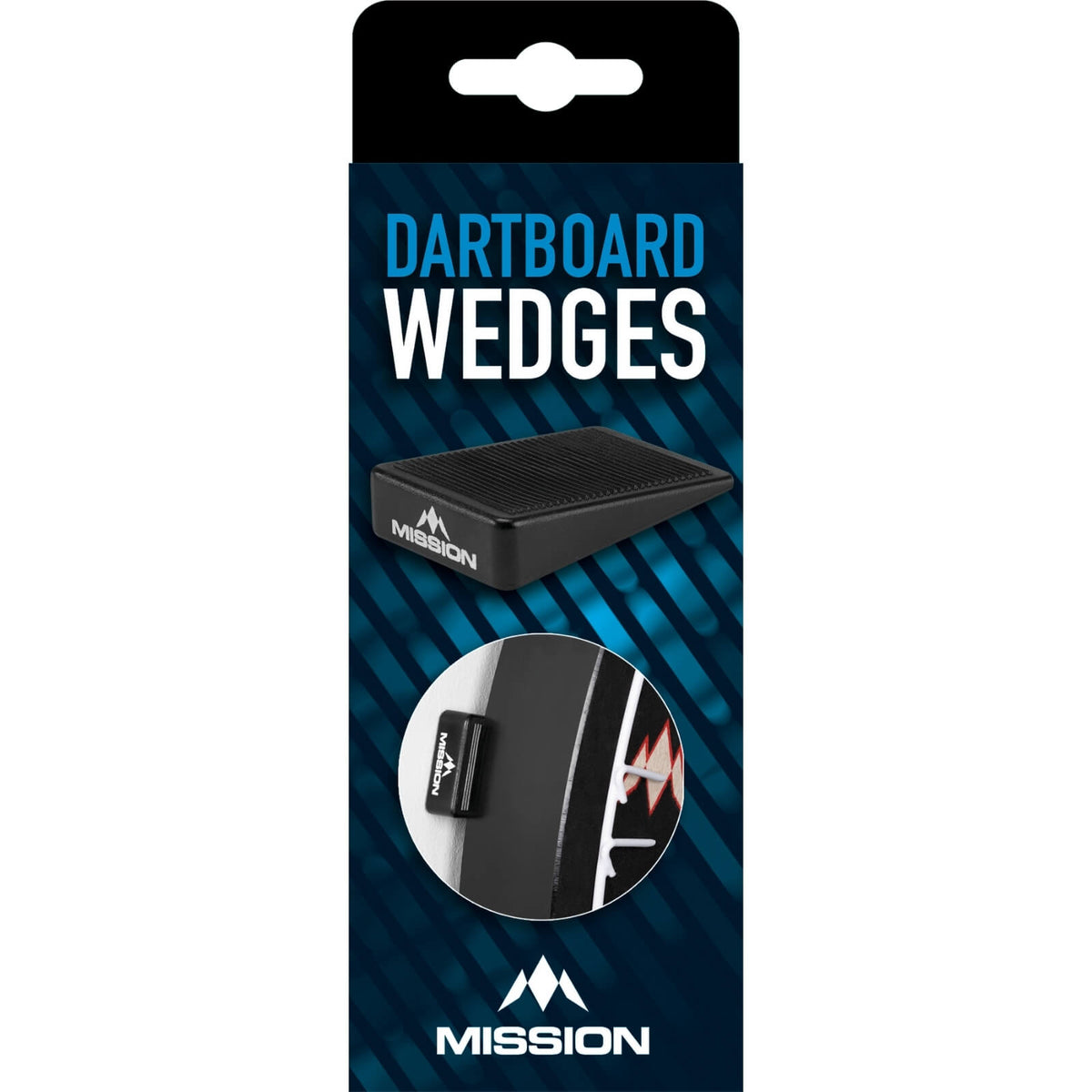 Dartboard Accessories - Mission - Dartboard Wedges - 8 Pack 