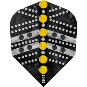 Shot - Devon Petersen - Standard Dart Flights - Black
