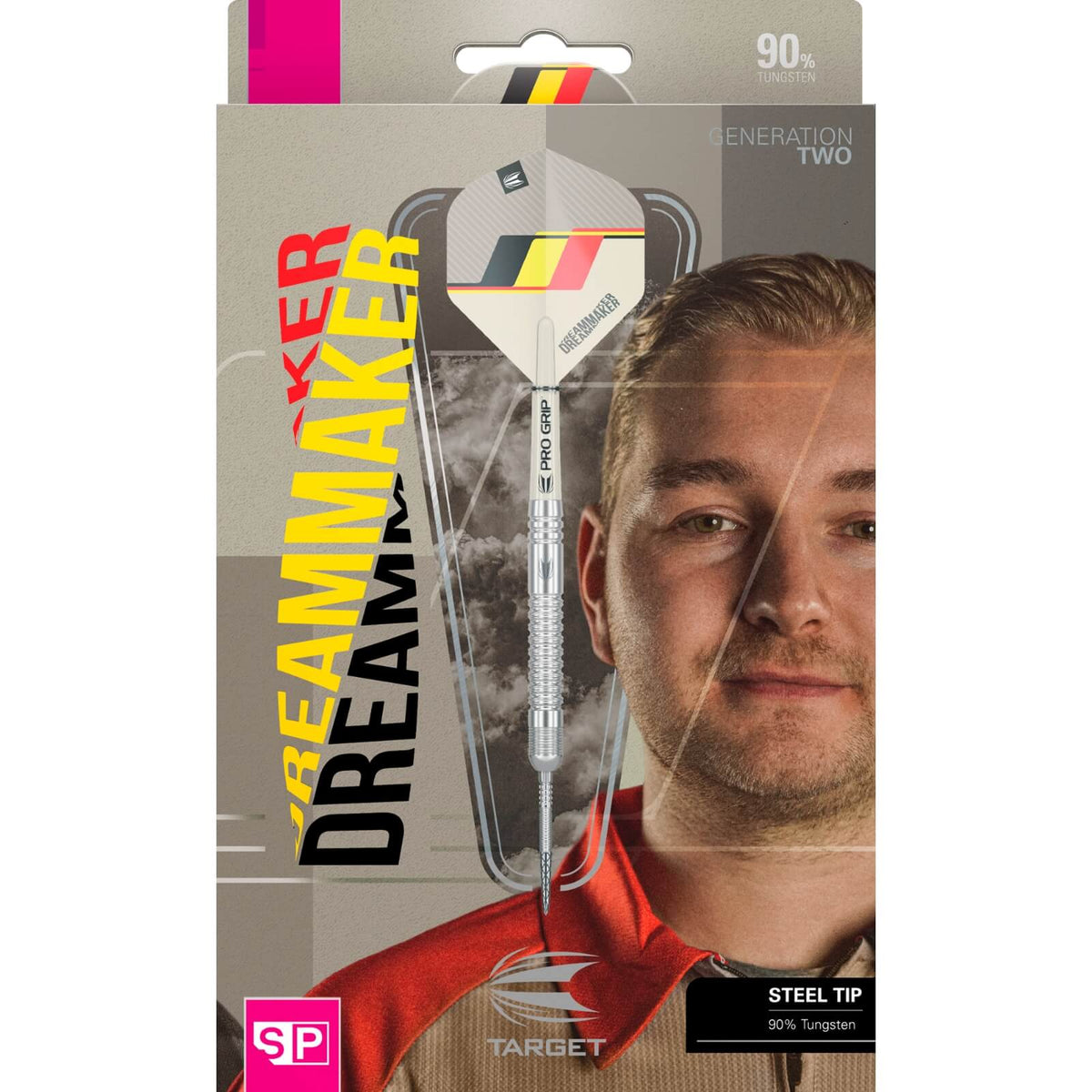 Darts - Target - Dimitri Van Den Bergh Gen 2 Darts - Swiss Point - Steel Tip - 90% Tungsten - 21g 23g 25g 
