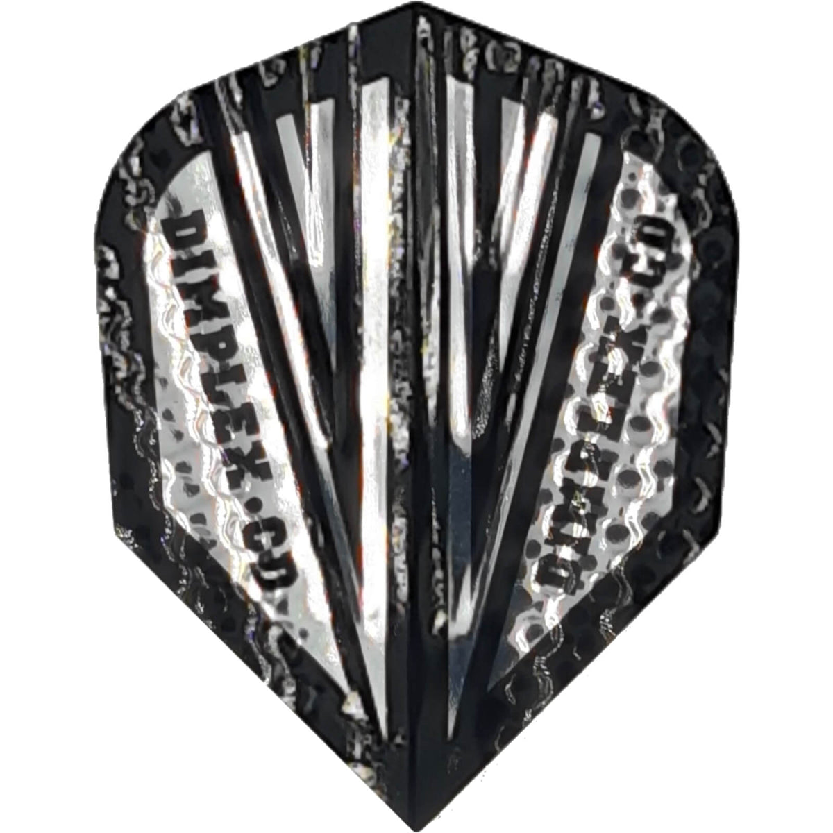 Dart Flights - Harrows - Dimplex CD - Standard Dart Flights Silver