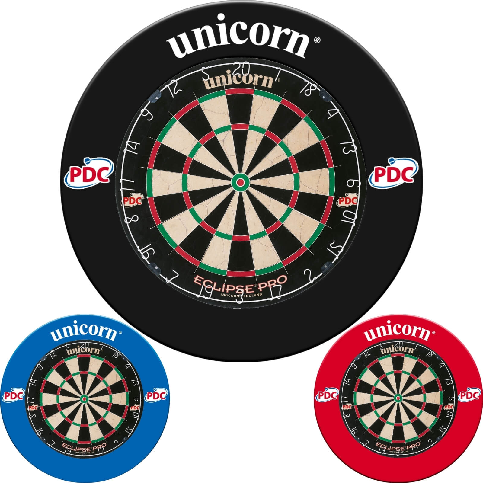Dartboards - Unicorn - Eclipse Pro Dartboard & Surround Package 