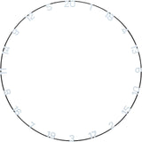 Unicorn - Eclipse Ultra-Vis Metal Number Ring -