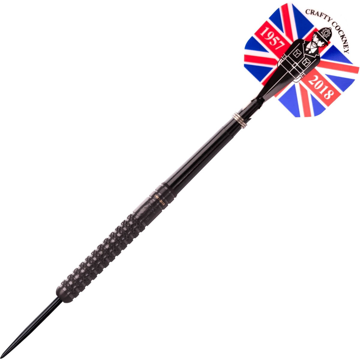 Darts - Legend Darts - Eric Bristow Black Knurled Darts - Steel Tip - 90% Tungsten - 21g 23g 25g 