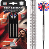 Legend - Eric Bristow Natural Knurled Darts - Soft Tip - 90% Tungsten - 21g -
