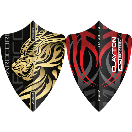 Red Dragon - Jonny Clayton - Freestyle Dart Flights -