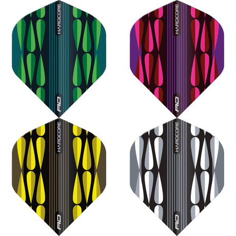 Red Dragon - Hardcore Radical Teardrop - Big Wing Dart Flights -