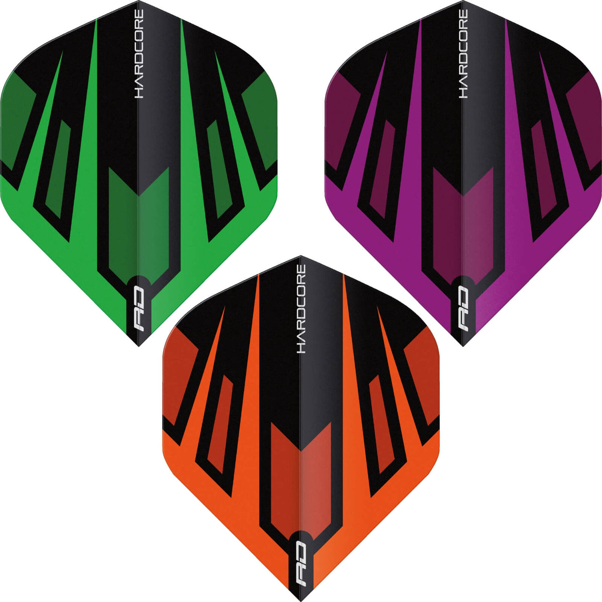 Dart Flights - Red Dragon - Hardcore Radical Fan - Big Wing Dart Flights 