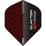 Red Dragon - Jonny Clayton Hardcore - Big Wing Dart Flights - F6820