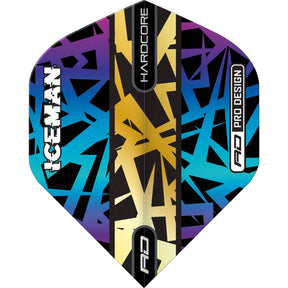 Red Dragon - Gerwyn Price Hardcore - Big Wing Dart Flights - F6826
