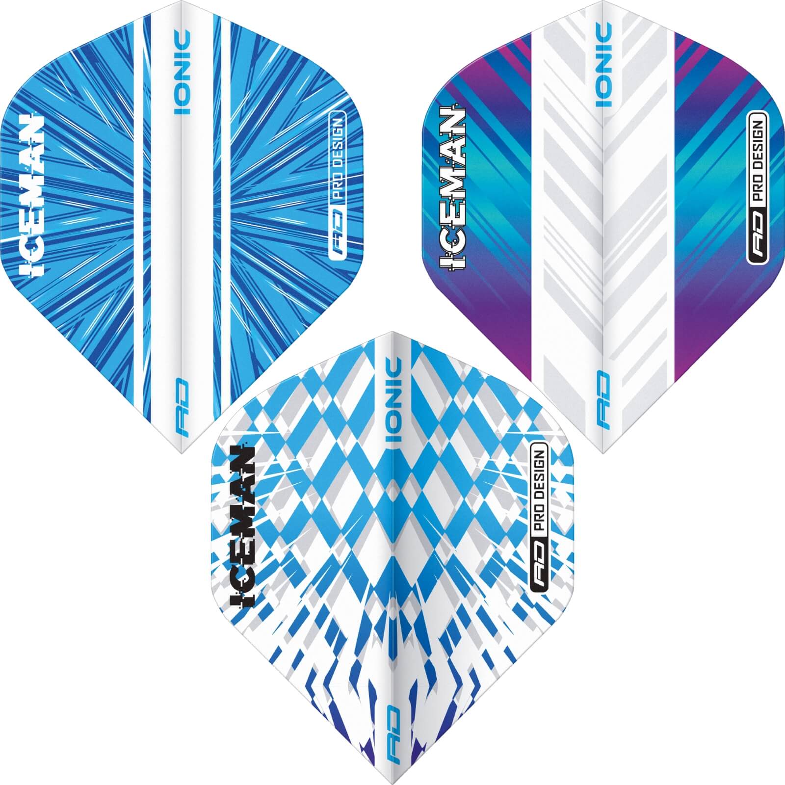 Dart Flights - Red Dragon - Gerwyn Price Ionic - Big Wing Dart Flights 