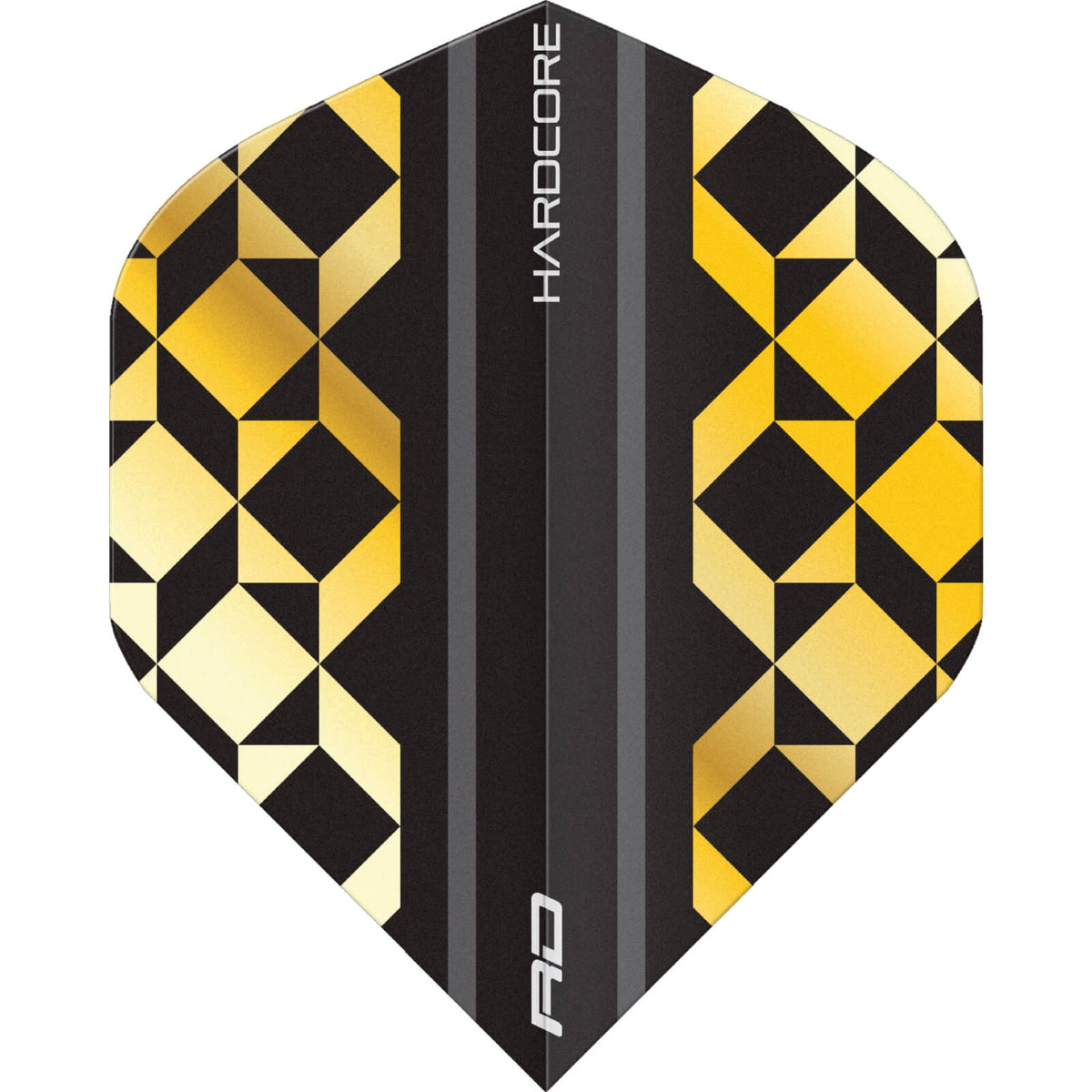 Dart Flights - Red Dragon - Hardcore Premium Gold - Big Wing Dart Flights F6831