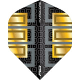 Red Dragon - Hardcore Premium Gold - Big Wing Dart Flights - F6836