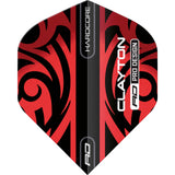 Red Dragon - Jonny Clayton Hardcore - Big Wing Dart Flights - F6839