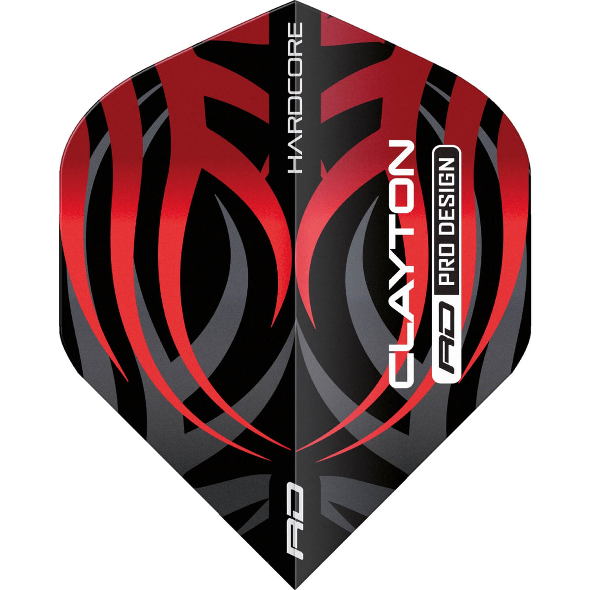 Dart Flights - Red Dragon - Jonny Clayton Hardcore - Big Wing Dart Flights F6840