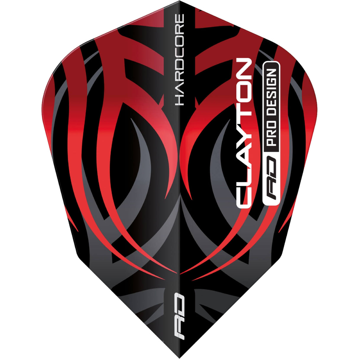 Red Dragon - Jonny Clayton Hardcore - V-Standard Dart Flights - F6852
