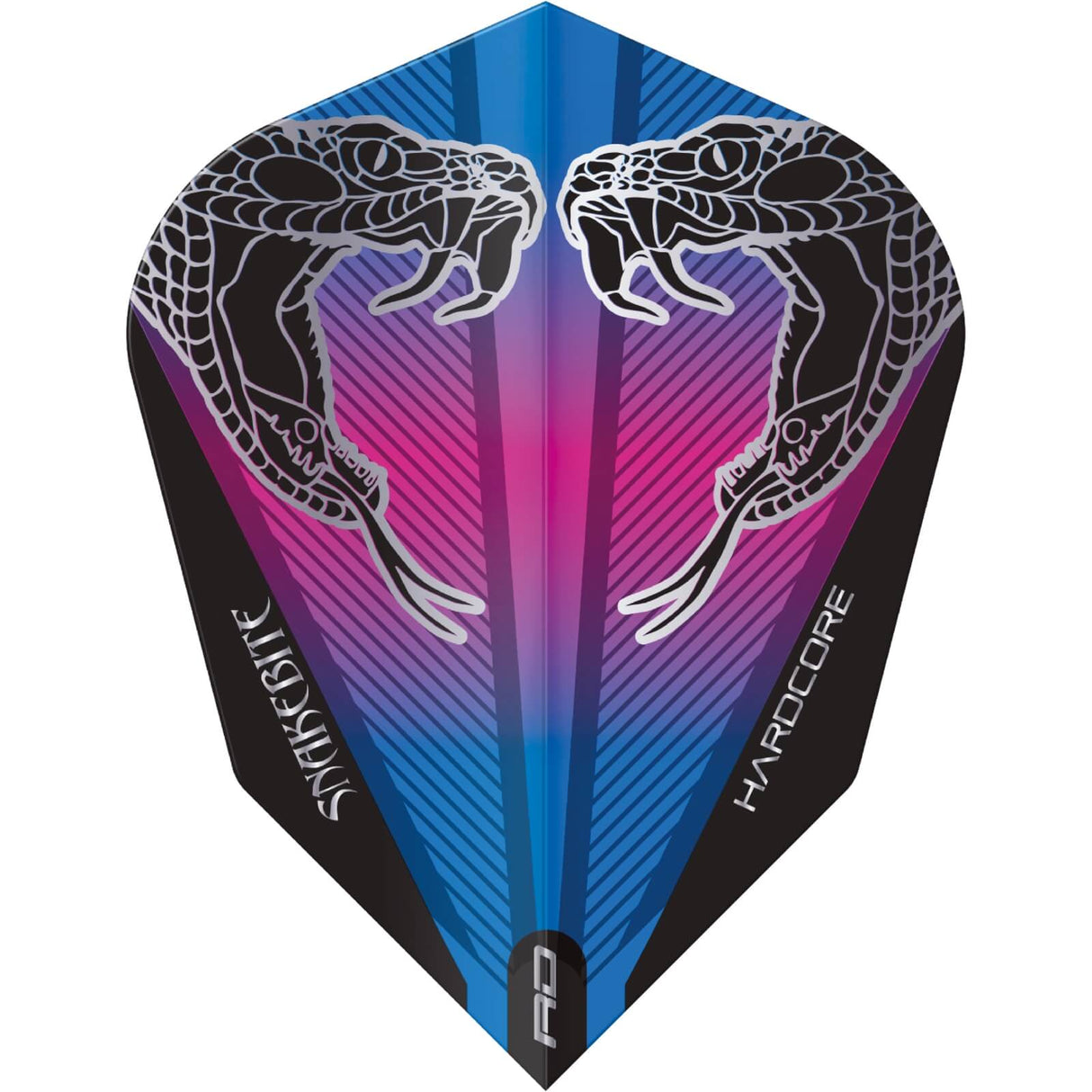 Red Dragon - Peter Wright Hardcore - V-Standard Dart Flights - F6854