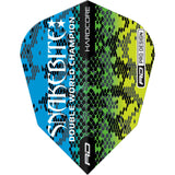 Red Dragon - Peter Wright Hardcore - V-Standard Dart Flights - F6855