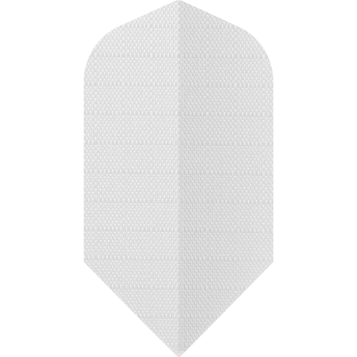 Dart Flights - Designa - Fabric Rip Stop Long-Life - Slim Dart Flights White