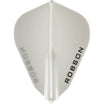 Robson - Plus - Fantail Dart Flights - White