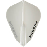 Robson - Plus - Fantail Dart Flights - White