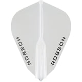 Robson - Plus - Fantail Dart Flights - Clear