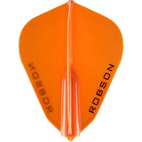 Robson - Plus - Fantail Dart Flights - Orange