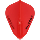 Robson - Plus - Fantail Dart Flights - Red