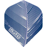 Loxley - Feather Print - Big Wing Dart Flights - Blue