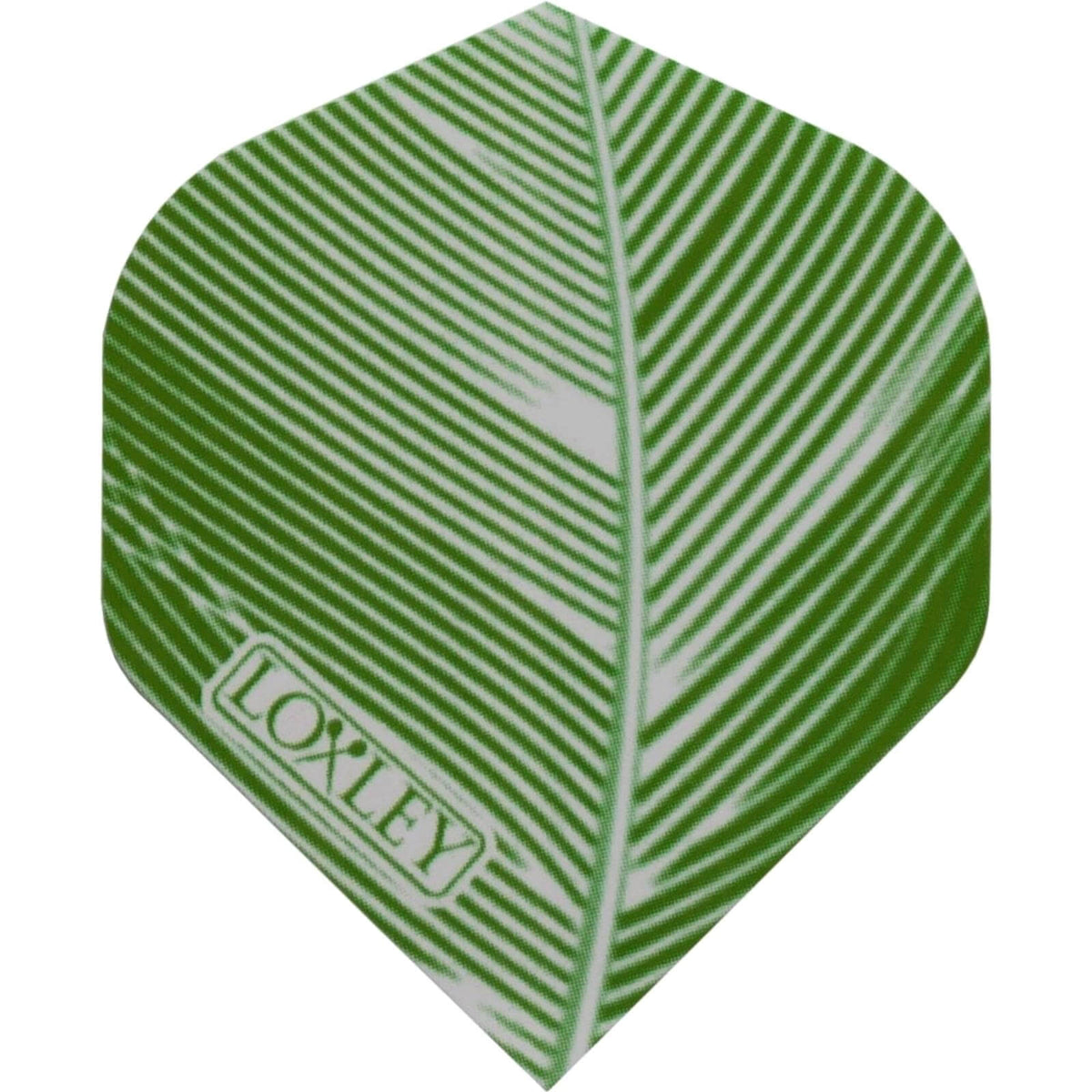 Dart Flights - Loxley - Feather Print - Big Wing Dart Flights Green