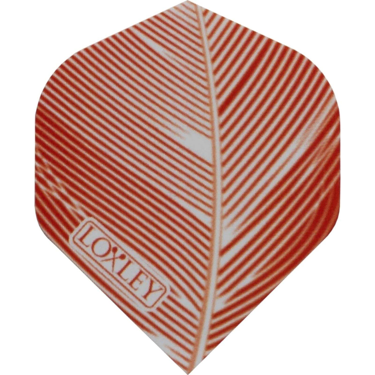 Loxley - Feather Print - Big Wing Dart Flights - Red