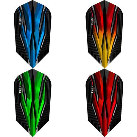 Harrows - Fire - Slim Dart Flights -