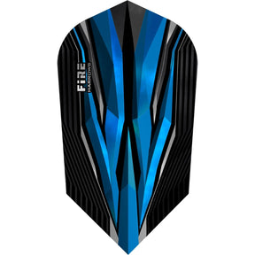 Harrows - Fire - Slim Dart Flights - Blue