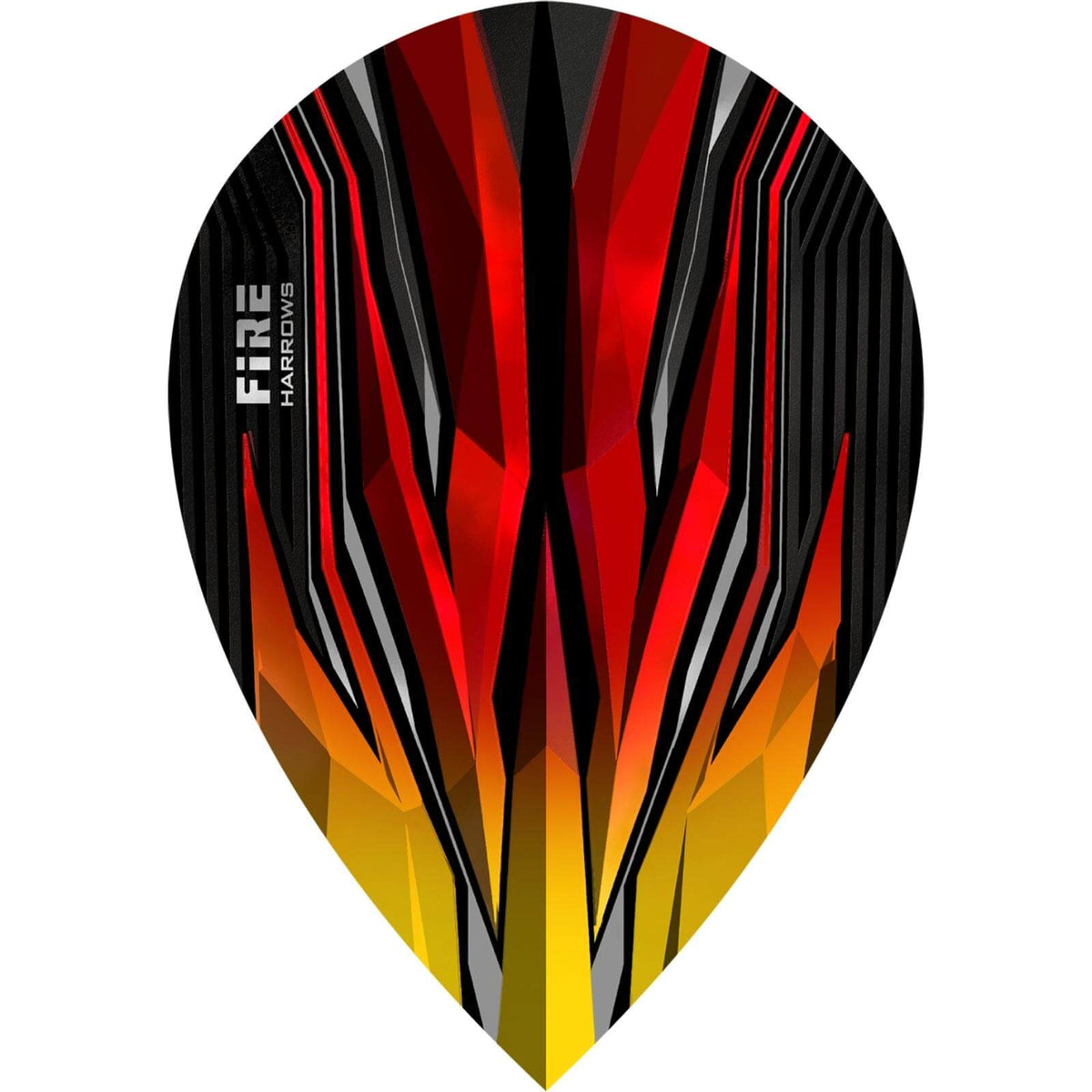 Dart Flights - Harrows - Fire - Pear Dart Flights Fire