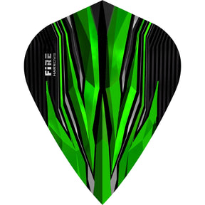 Harrows - Fire - Kite Dart Flights - Green