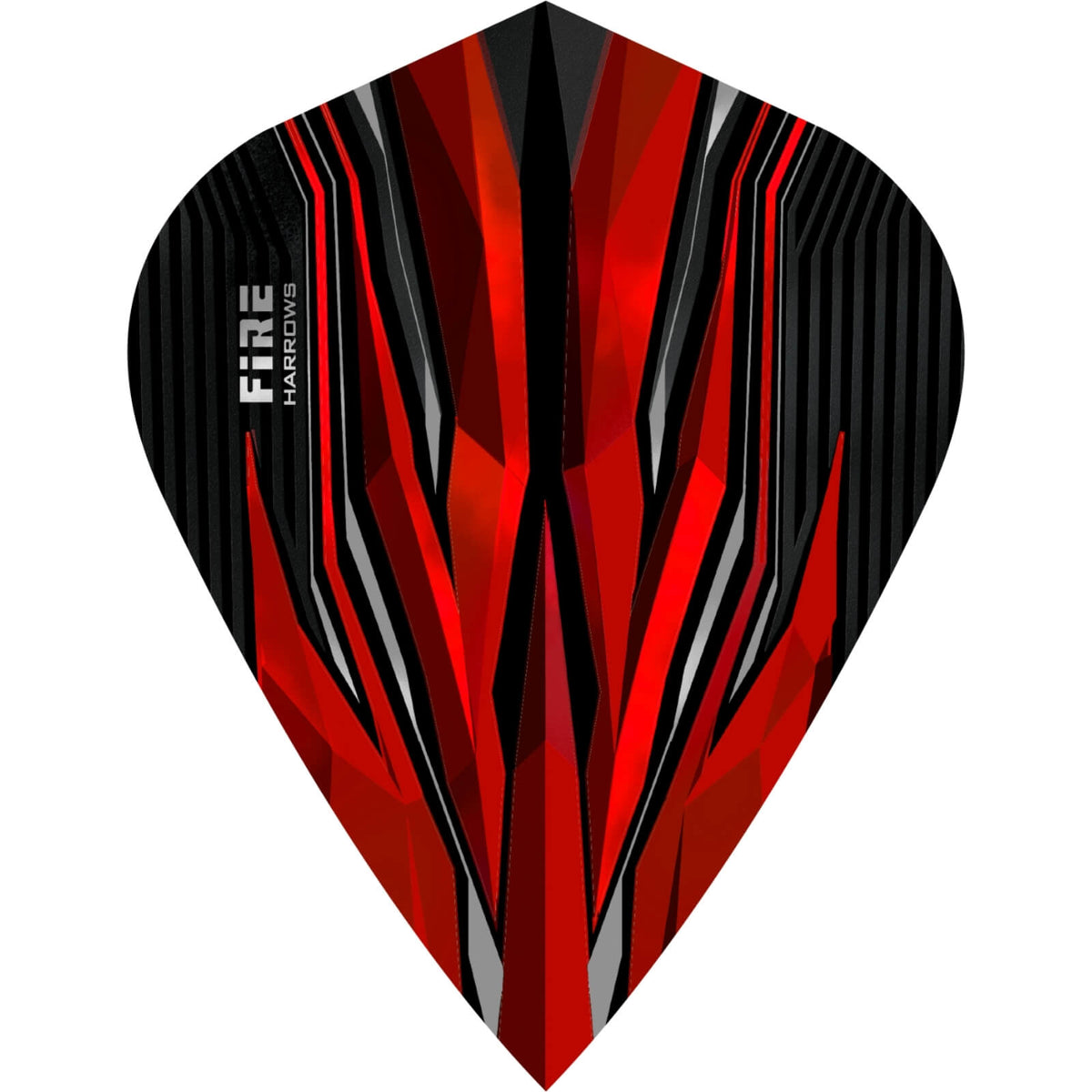 Dart Flights - Harrows - Fire - Kite Dart Flights Red