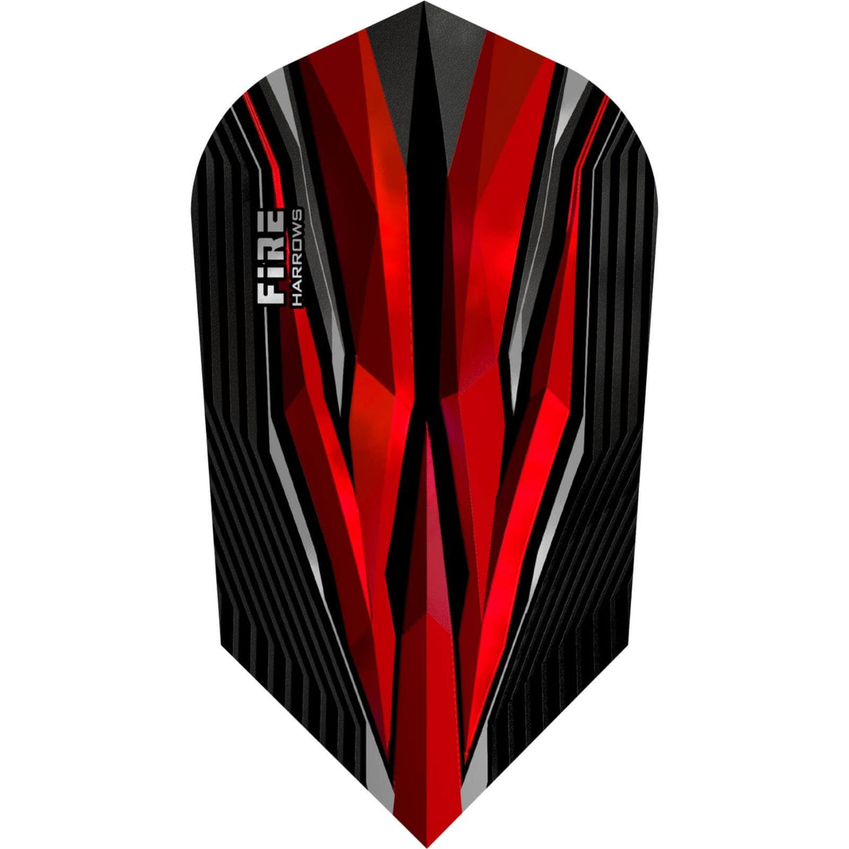 Harrows - Fire - Slim Dart Flights - Red
