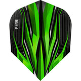 Harrows - Fire - Standard Dart Flights - Green