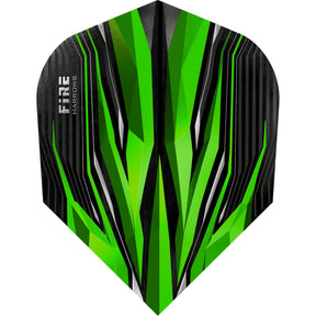 Harrows - Fire - Standard Dart Flights - Green