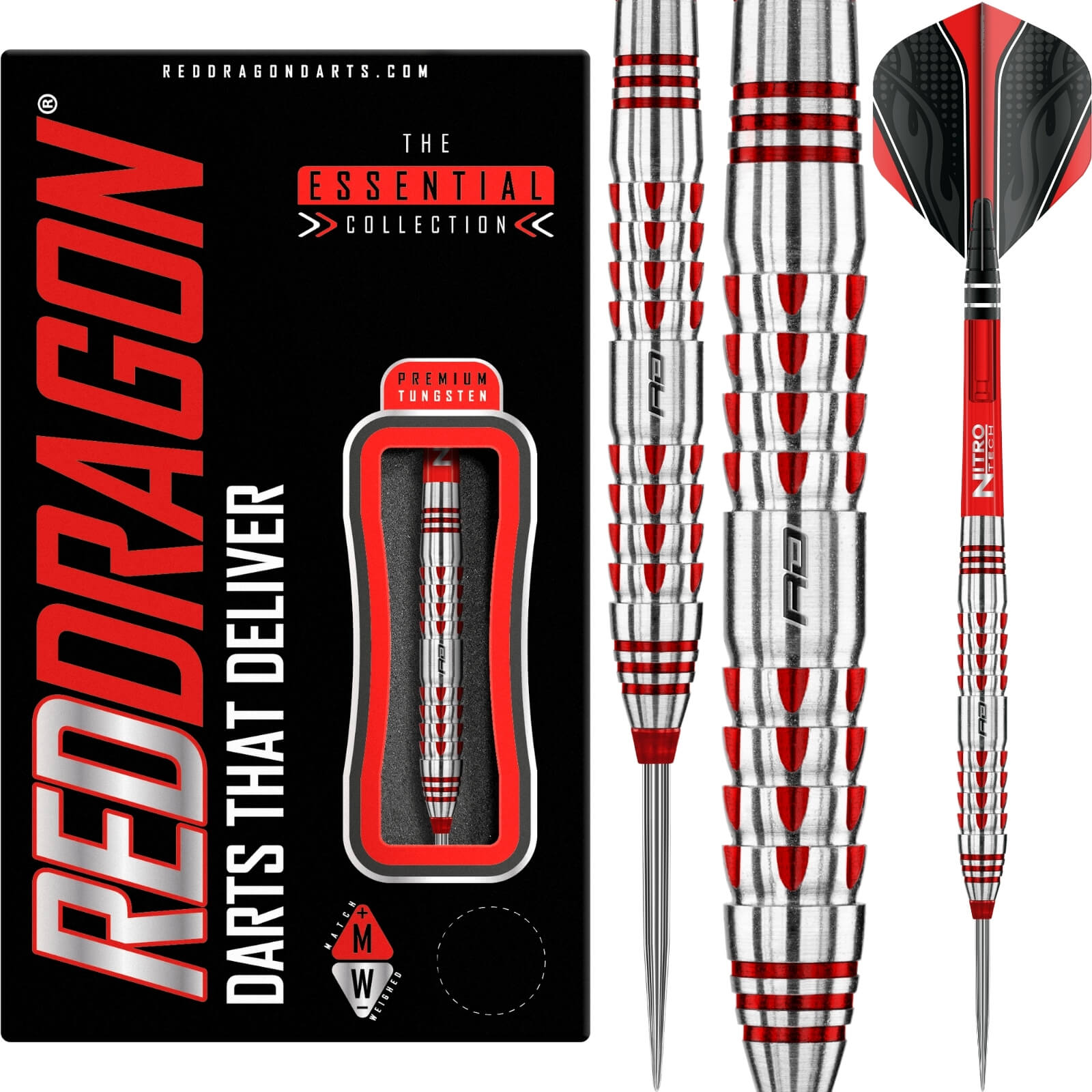 Darts - Red Dragon - Firebird Darts - Steel Tip - 90% Tungsten - 22g 24g 