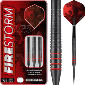 Designa - Firestorm V2 Ringed Darts - 90% Tungsten - 22g 24g -