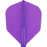 Cosmo - Fit Flight 6 Pack - Shape - Plain - Standard Dart Flights - Purple