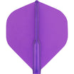 Cosmo - Fit Flight 6 Pack - Standard - Plain - Big Wing Dart Flights - Purple