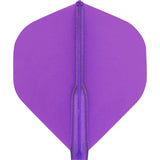 Cosmo - Fit Flight 6 Pack - Standard - Plain - Big Wing Dart Flights - Purple