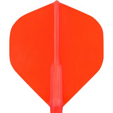 Cosmo - Fit Flight 6 Pack - Standard - Plain - Big Wing Dart Flights - Red