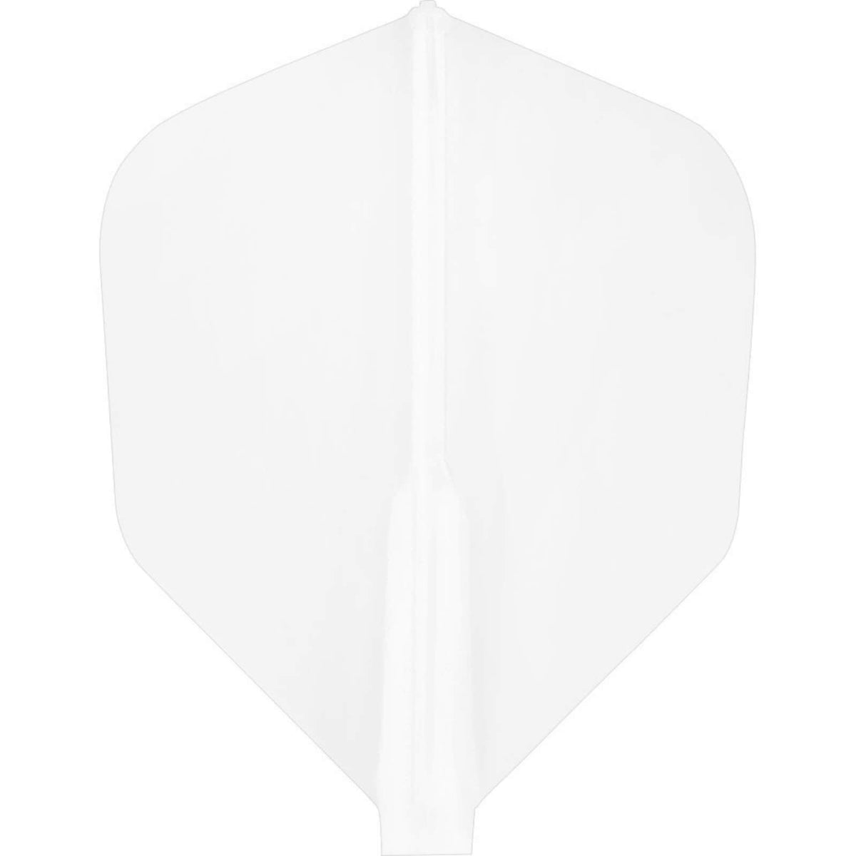 Dart Flights - Cosmo - Fit Flight 6 Pack - Shape - Plain - Standard Dart Flights White