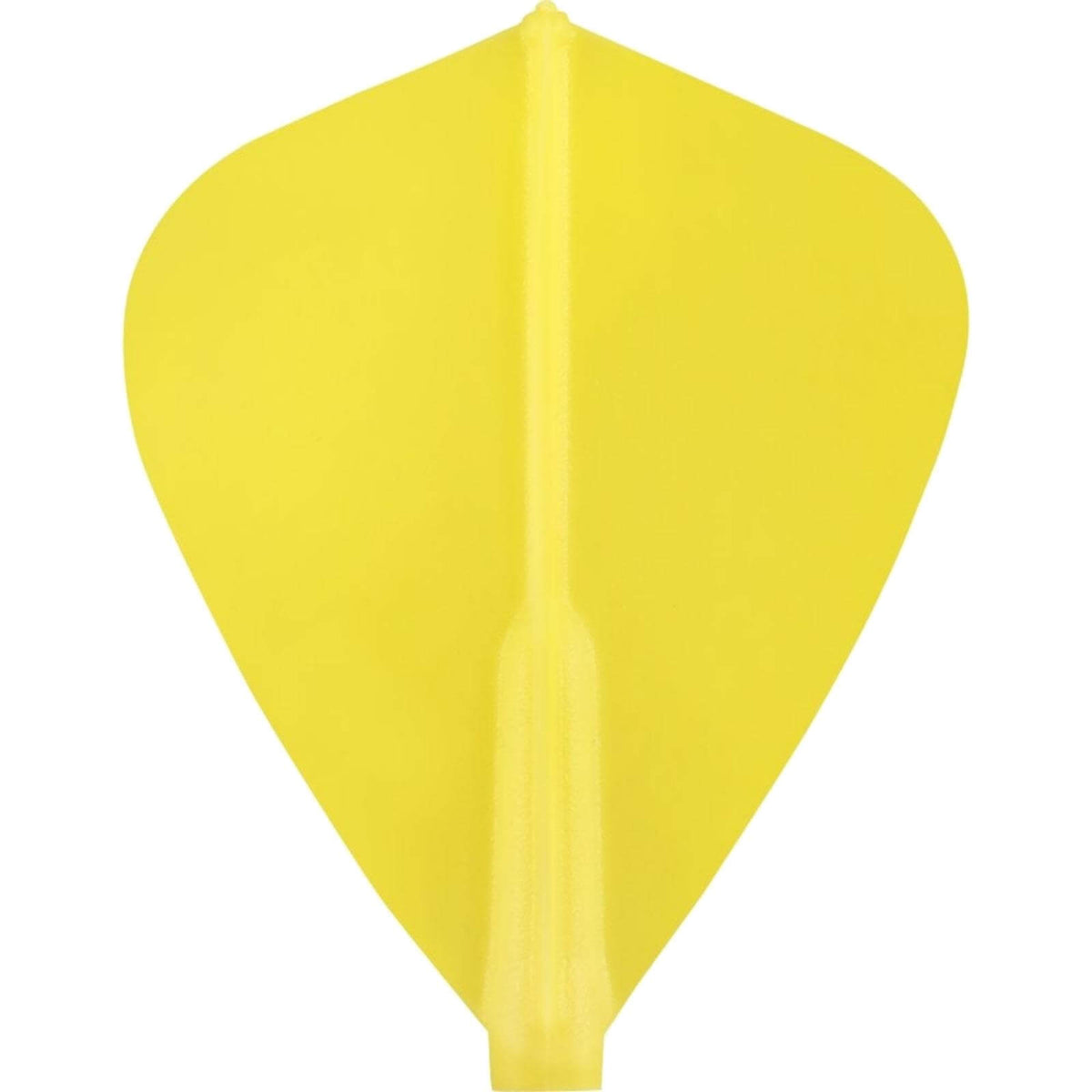 Dart Flights - Cosmo - Fit Flight 6 Pack - Plain - Kite Dart Flights Yellow
