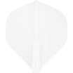 Cosmo - Fit Flight 6 Pack - Standard - Plain - Big Wing Dart Flights - White