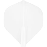 Cosmo - Fit Flight 6 Pack - Standard - Plain - Big Wing Dart Flights - White